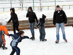 Ice Skating at Ada Ciganlija